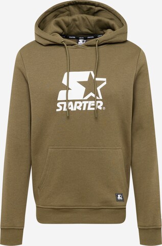 Starter Black Label Regular Sweatshirt in Green: front