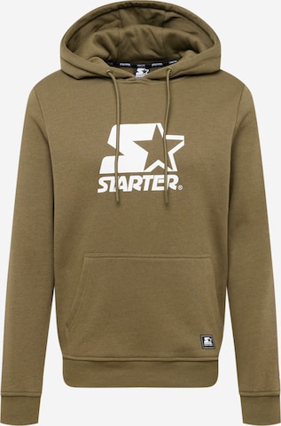 Starter Black Label Regular Sweatshirt in Groen: voorkant