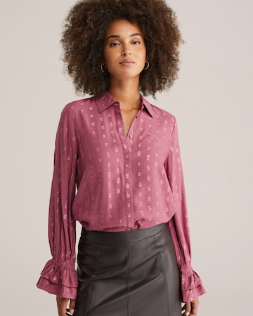 WE Fashion Blouse in Pink: front