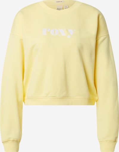 ROXY Sweatshirt 'BREAK AWAY' in Light yellow / White, Item view
