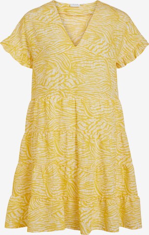 VILA Summer Dress 'LIMIA EVA' in Yellow: front