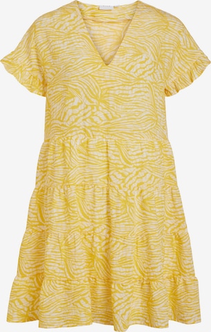 VILA Summer Dress 'LIMIA EVA' in Yellow: front