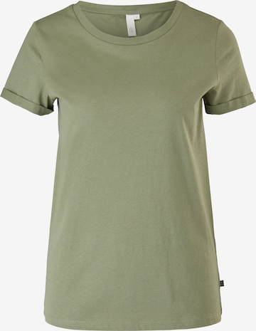 QS Shirt in Groen: voorkant