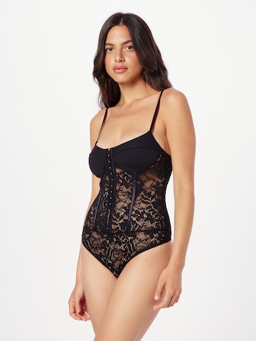 Free People Bodysuit in Black: front