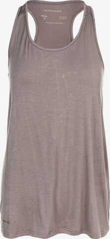 ENDURANCE Sports Top 'Siva' in Brown: front