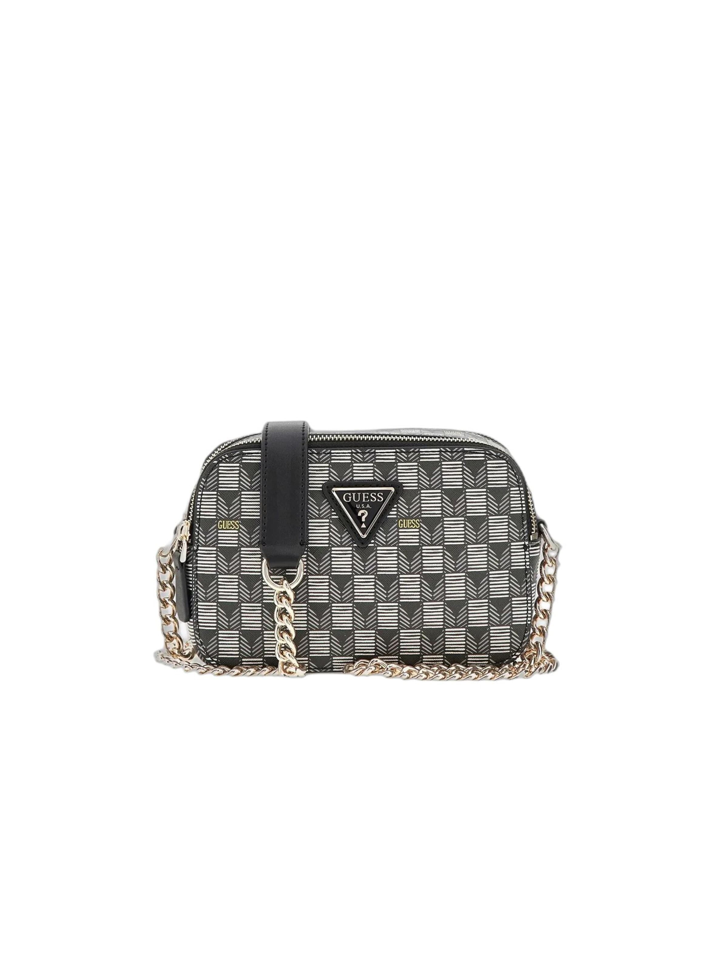 Borsa a tracolla di GUESS in nero: frontale