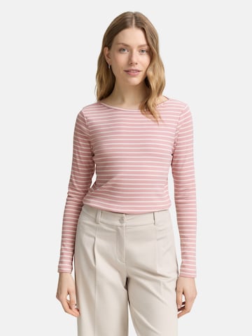 TOM TAILOR Shirt in Pink: front