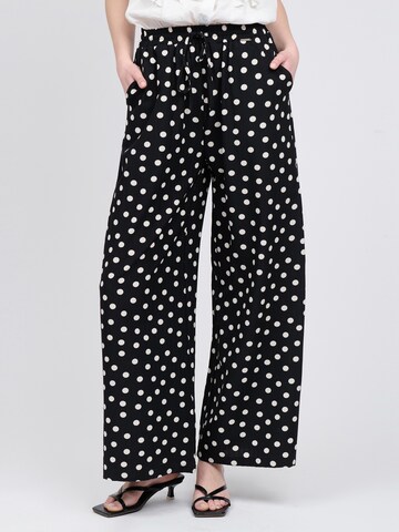 Loosefit Pantaloni di Influencer in nero