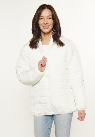 Veste mi-saison usha BLUE LABEL en blanc : devant