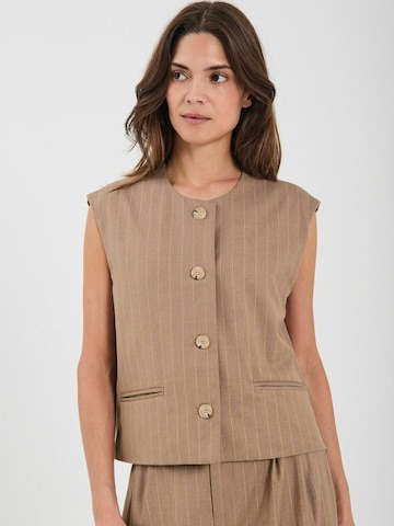 Gilet ' Novia ' NORR en jaune : devant