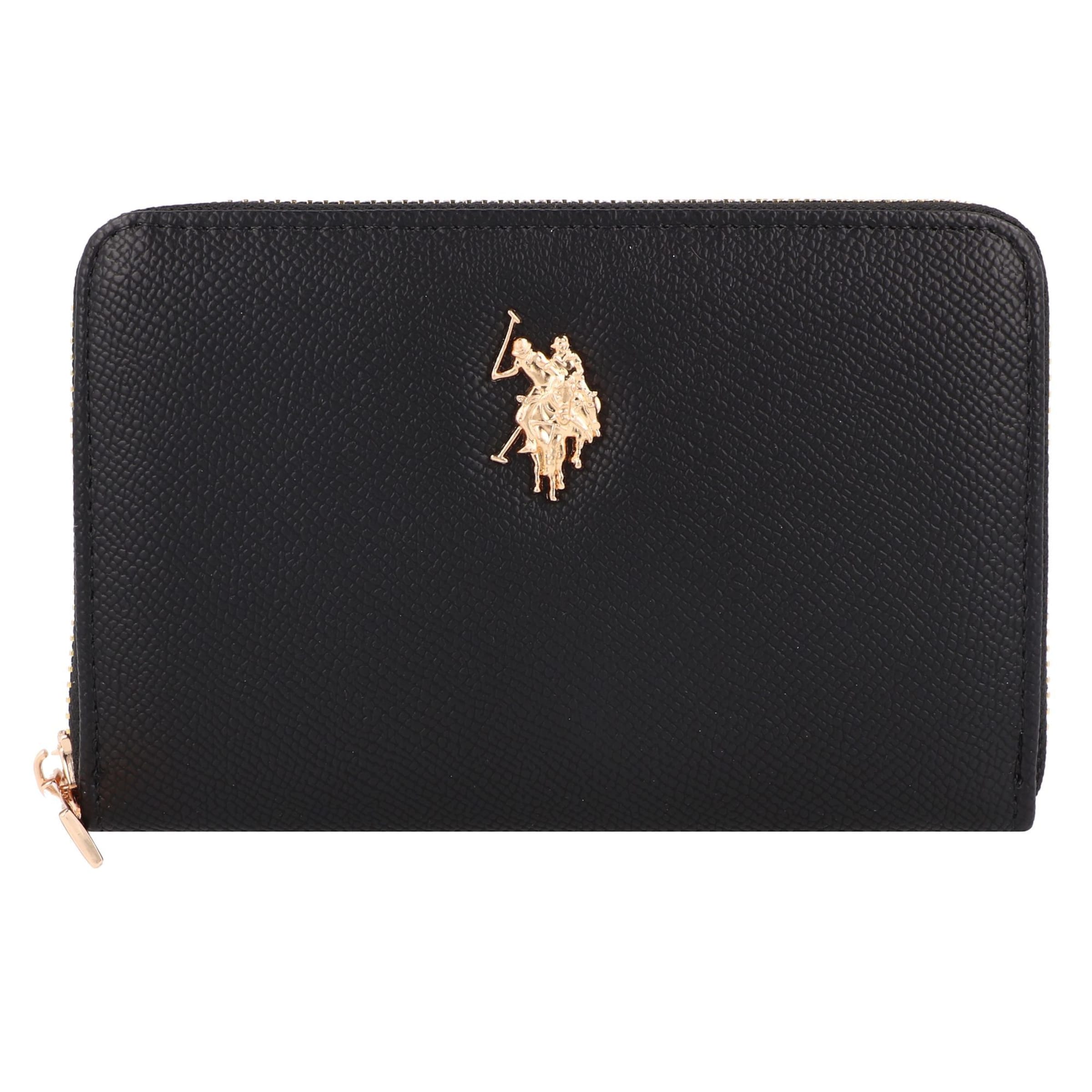 U.S. POLO ASSN. Wallet 'Jones' in Black: front