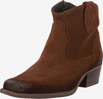 Bottines FELMINI en marron : devant
