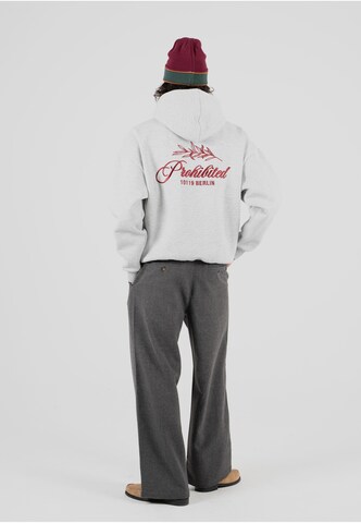 Sweat-shirt 'Leaf' Prohibited en gris