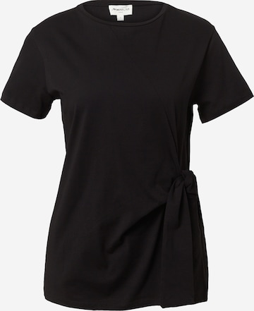 Maison 123 Тениска 'CLARA' в черно: отпред