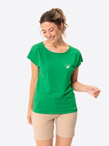 VAUDE Funktionsshirt 'Neyland' in Grün: Vorderseite