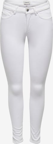 ONLY Skinny Jeans 'BLUSH' in White: front