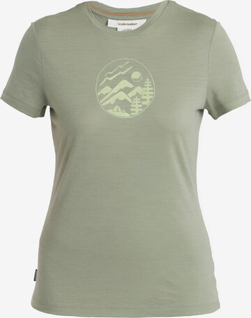 ICEBREAKER Performance Shirt 'Tech Lite III' in Green: front