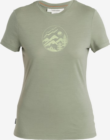 ICEBREAKER Performance Shirt 'Tech Lite III' in Green: front