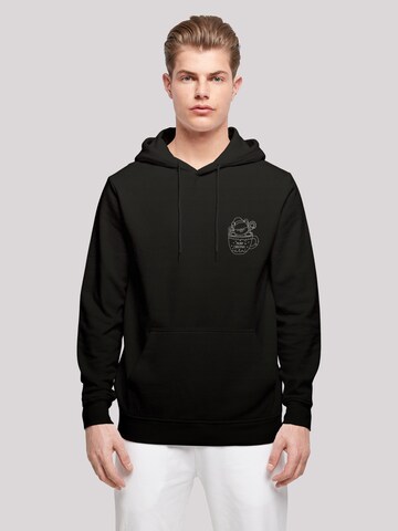 Sweat-shirt F4NT4STIC en noir : devant