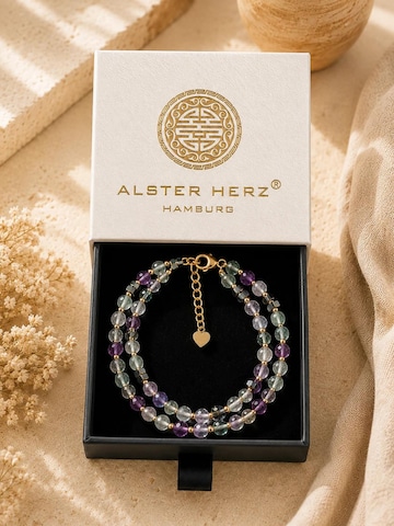 Alster Herz - Pulsera 'Rainbow Bloom' en Mezcla de colores