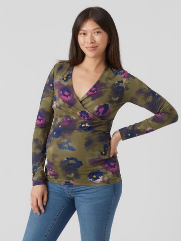 MAMALICIOUS Shirt 'ANDREA' in Green: front