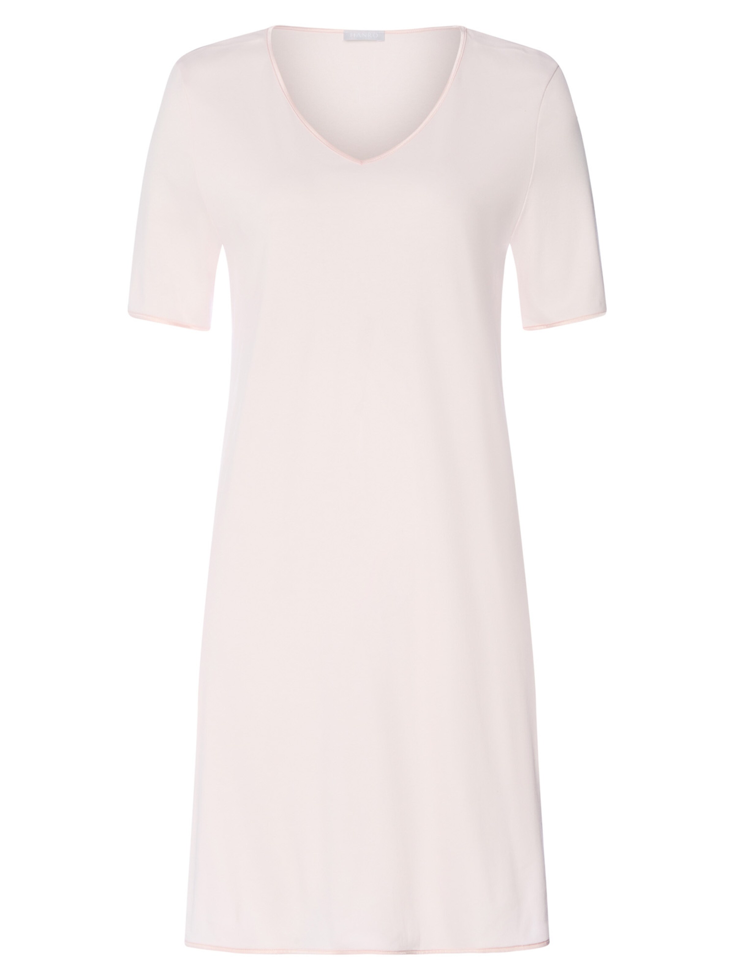 Hanro Nightgown 'Cotton Silk' in Pink: front
