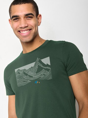 GREENBOMB Shirt 'Nature Valley' in Groen
