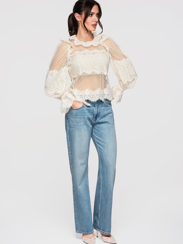 Ombre Blus i beige