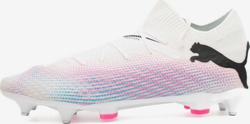 PUMA Soccer Cleats 'Zukunft 7 Pro Mxsg' in White: front