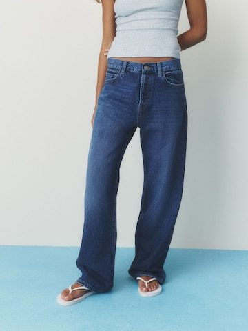 Loosefit Jeans di self. in blu: frontale