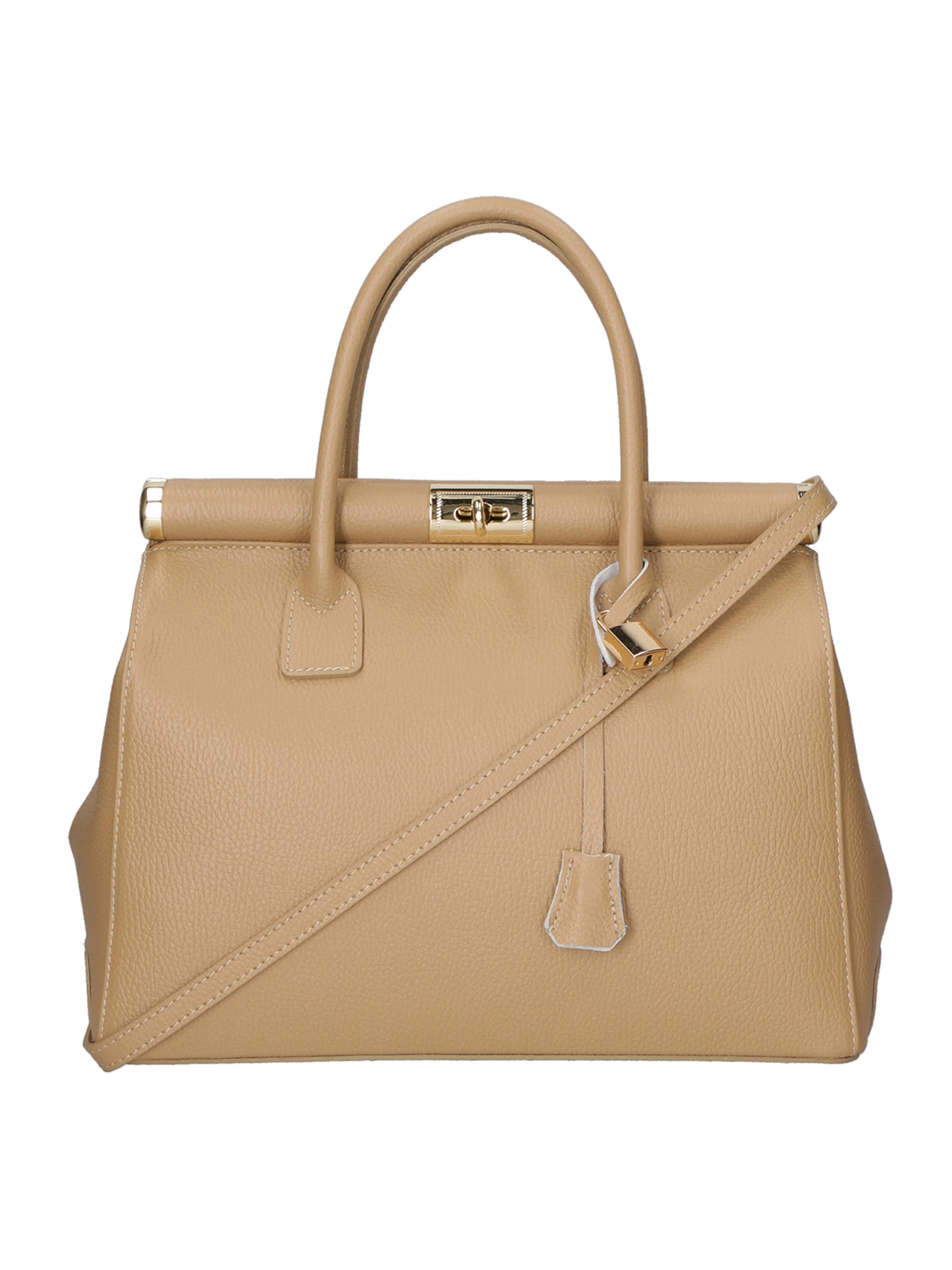 Gave Lux Handbag in Beige: front