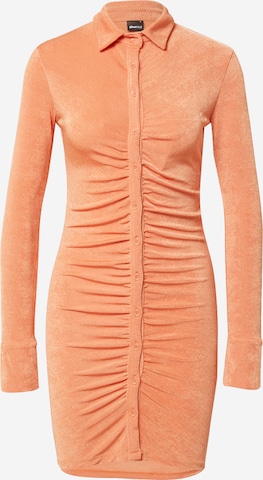 Gina Tricot - Vestido camisero 'Dolly' en naranja: frente