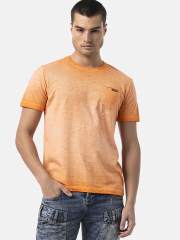 CIPO & BAXX Shirt in Orange: front