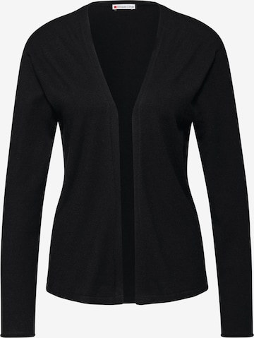 STREET ONE Strickjacke in Schwarz: Vorderseite