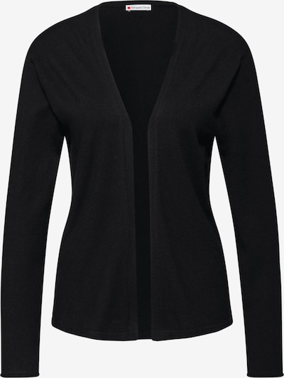 STREET ONE Strickjacke in schwarz, Produktansicht