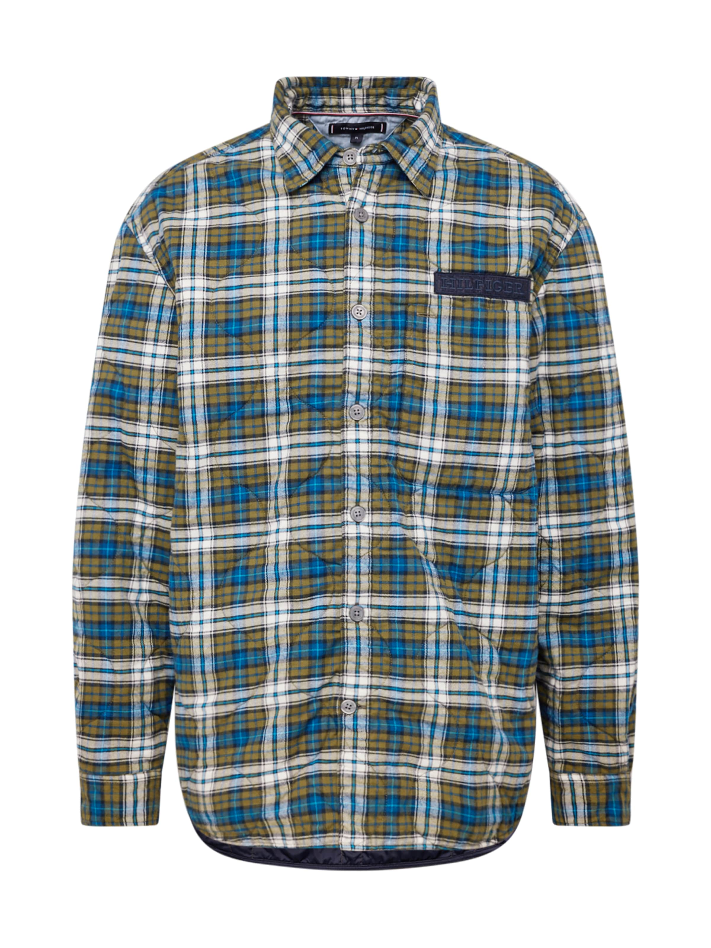 Veste mi-saison TOMMY HILFIGER en vert : devant