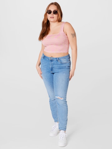 Cotton On Curve Gebreide top in Roze