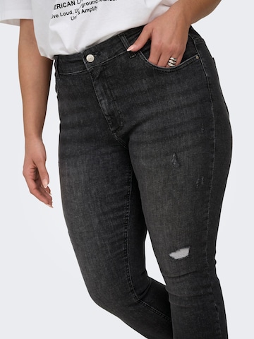 ONLY Carmakoma Skinny Jeans 'CARWilly' in Zwart
