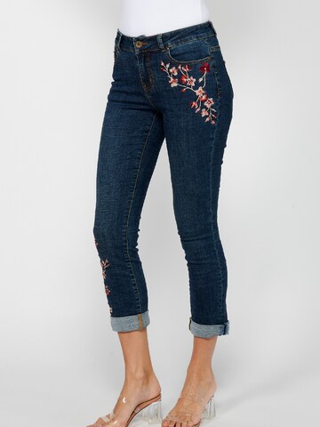 Coupe slim Jean KOROSHI en bleu