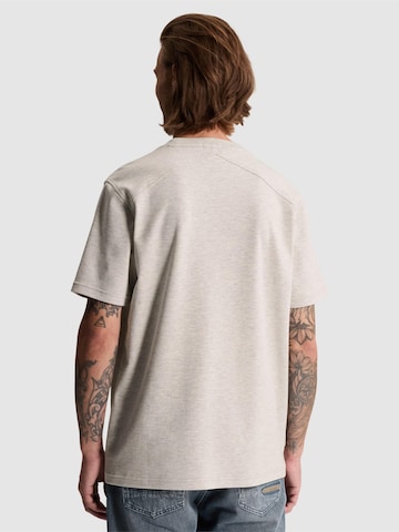 CAST IRON - Camiseta 'T-shirt in interlock melange' en gris