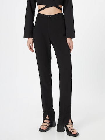 Gina Tricot Slimfit Hose 'Stina' in Schwarz: Vorderseite