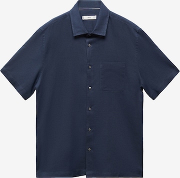 MANGO MAN Regular fit Overhemd 'Ants' in Blauw: voorkant