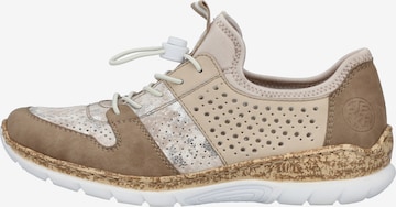 Rieker Athletic Lace-Up Shoes in Beige