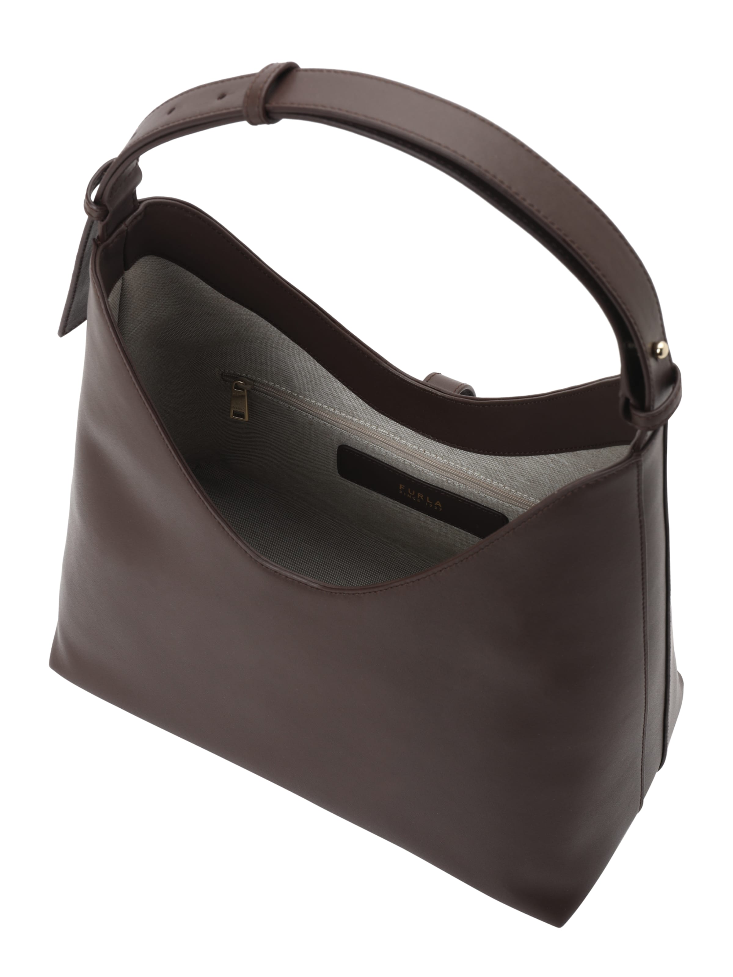 FURLA Skuldertaske 'Goccia' i brun