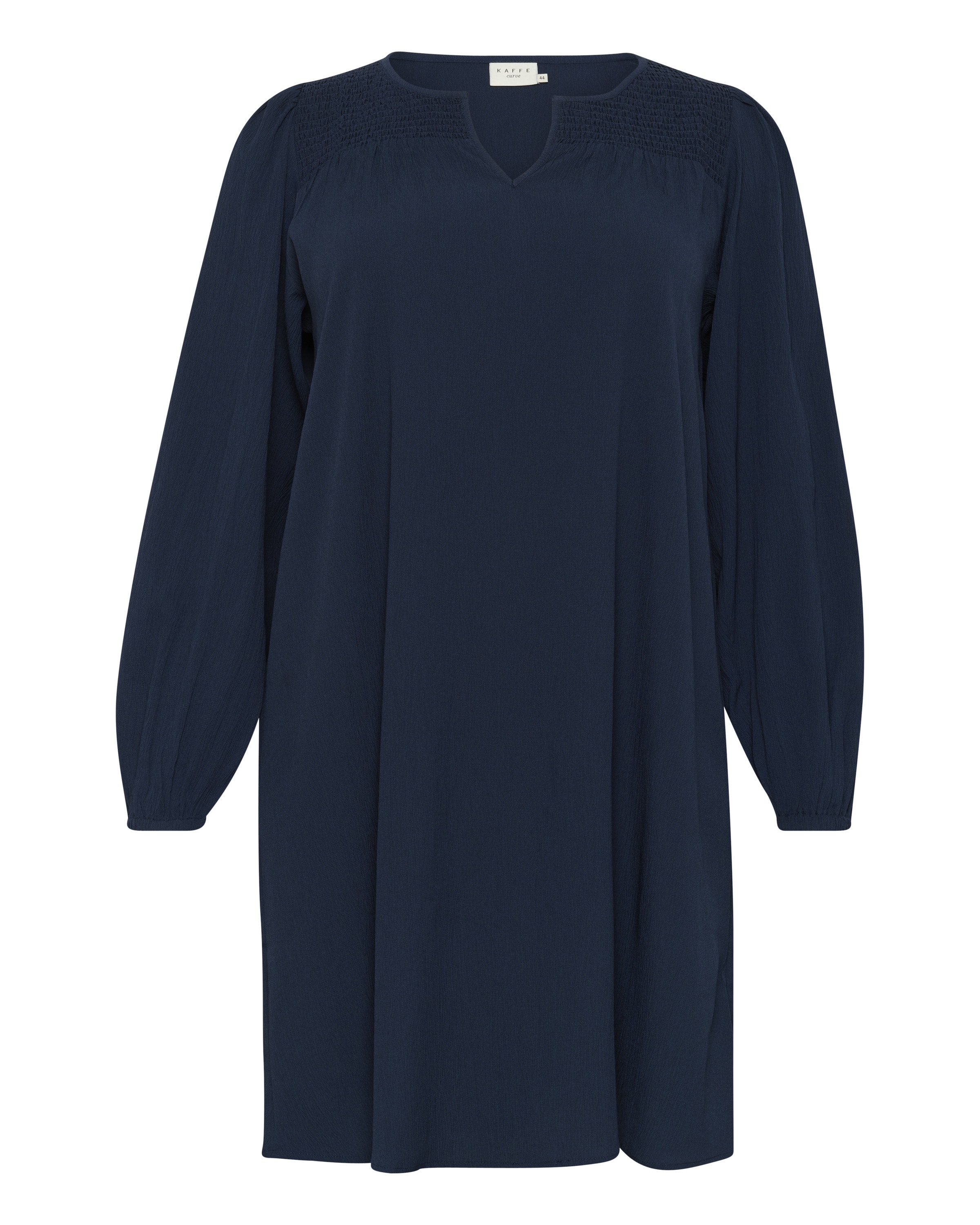 KAFFE CURVE Shirt dress 'Lunda' in Blue: front