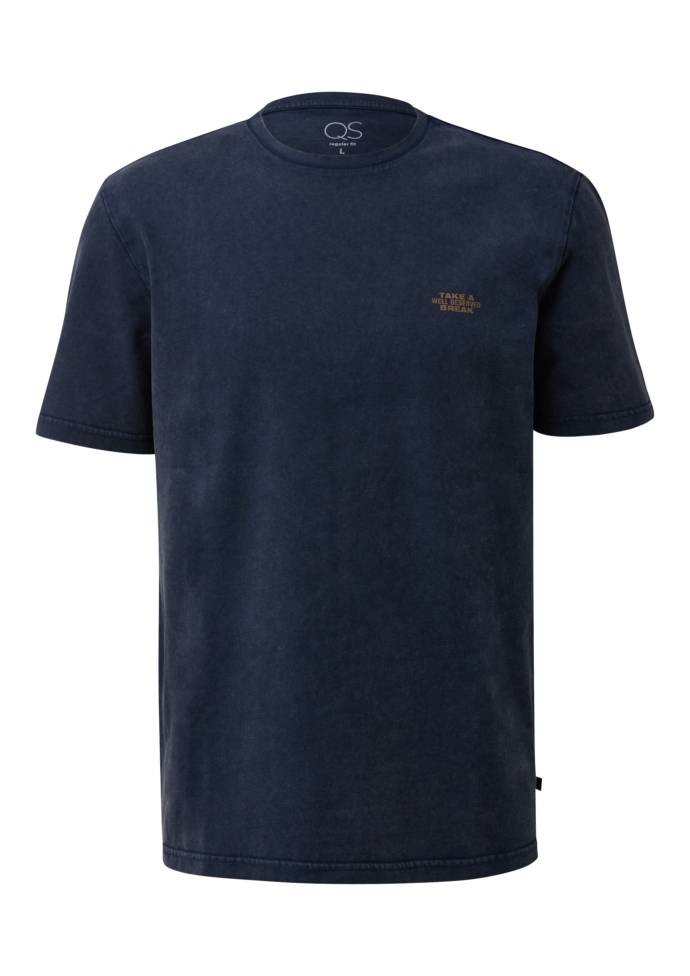 QS - Camiseta en azul: frente