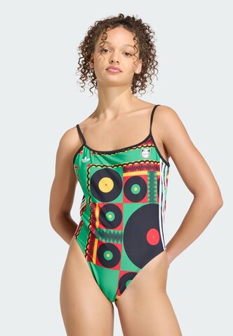 ADIDAS ORIGINALS Bustier Badpak 'Jamaica' in Groen: voorkant