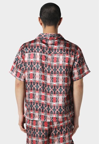 Fit confort Chemise 'COCKPIT CUBAN' Pas De Monaco en rouge