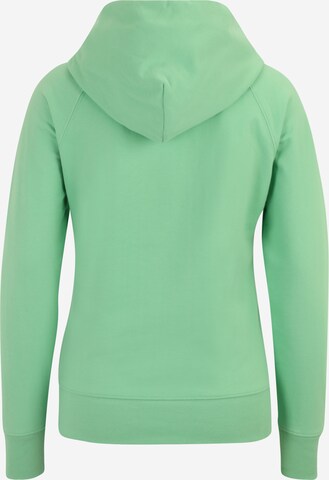 GAP Zip-Up Hoodie 'FASH' in Green