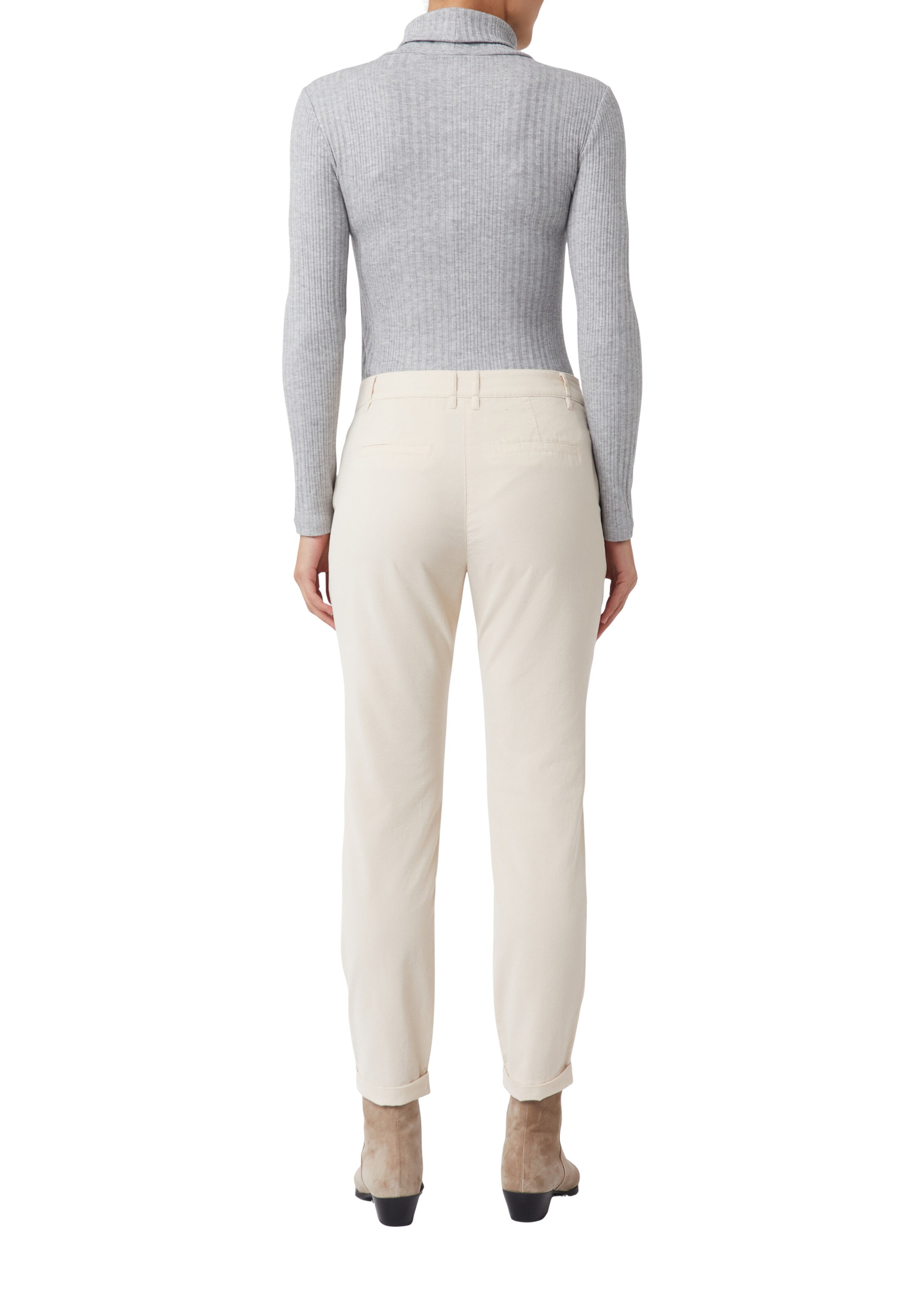 COMMA Regular Broek in Beige